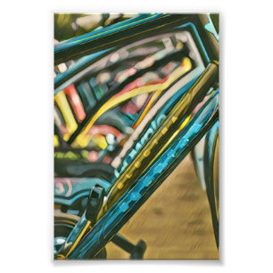 Bikes artwork photo print