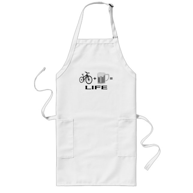 Bikes & Beer! Long Apron (Front)