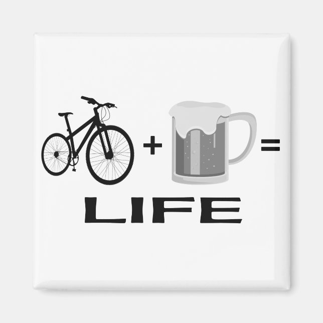 Bikes & Beer! Magnet (Front)