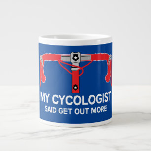 Bikes - Bicycles - Bike Racing - Life Behind Bars Large Coffee Mug