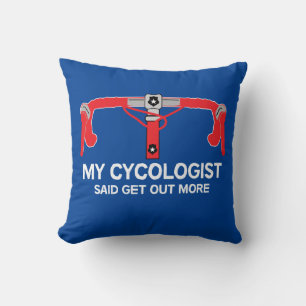 Bikes -  Bicycles - Bike Racing - Life Behind Bars Throw Pillow