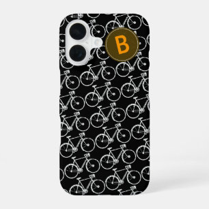 bikes+pattern personalized iPhone 16 case