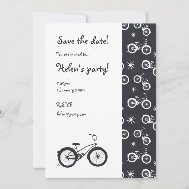 Bikes Save The Date (Front)
