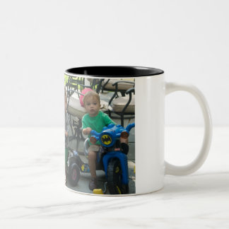 bikes Two-Tone coffee mug