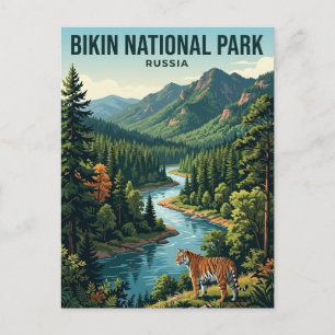Bikin National Park Russia Postcard