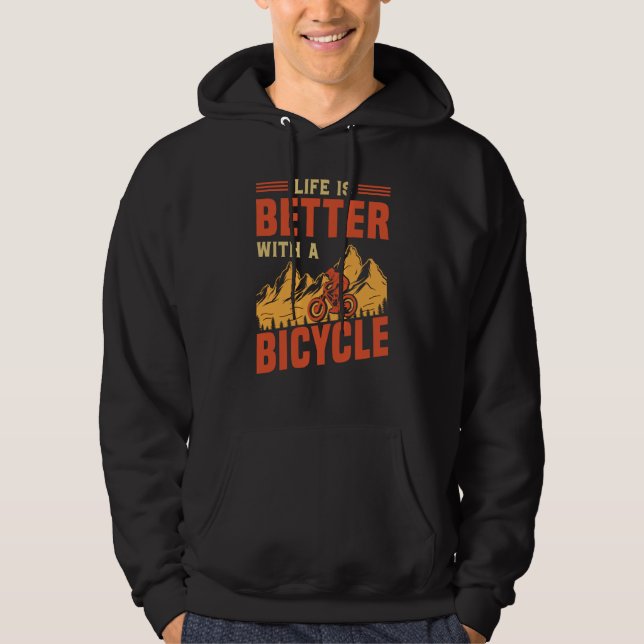 Biking and Cycling  69 Hoodie (Front)