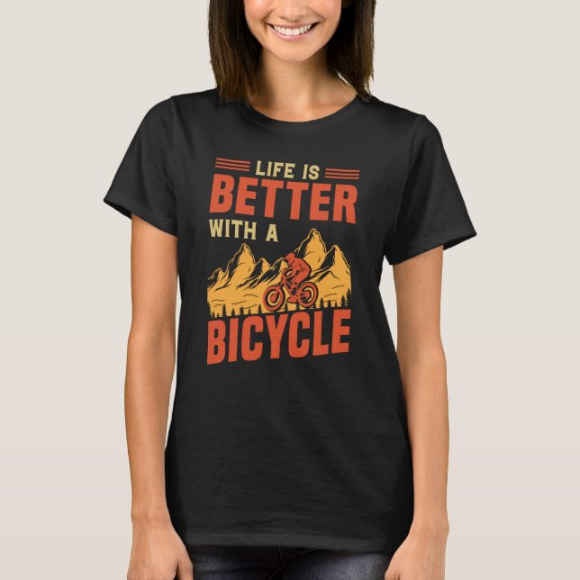 Biking and Cycling  69 T-Shirt (Front)