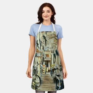 Biking Artwork Apron