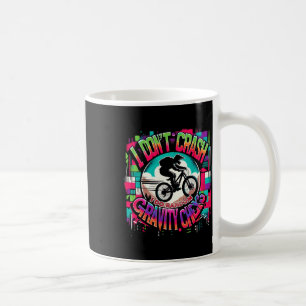 Biking Bicycle Shirt I Don't Crash I Do Random Gra Coffee Mug