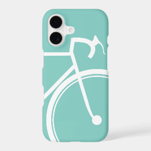 Biking Bikers Turquoise Blue