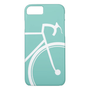 Biking Bikers Turquoise Blue Case-Mate iPhone Case