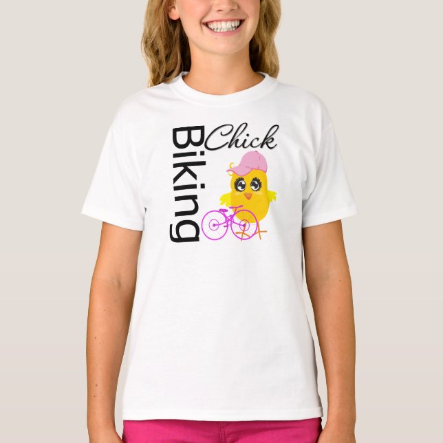 Biking Chick T-Shirt (Front)