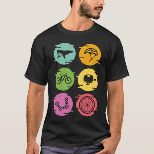 Biking, cycling, bicycle parts, cyclist, bicycle T-Shirt