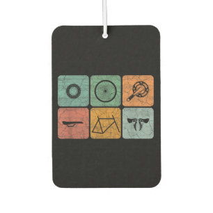 Biking Cycling Vintage Bicycle Parts Cyclist Gifts Air Freshener