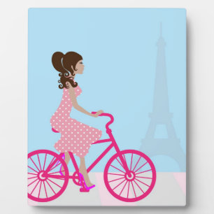Biking in Paris Plaque