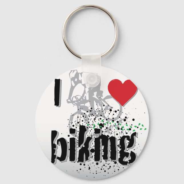 Biking Keychain (Front)
