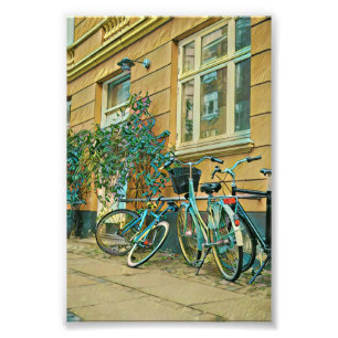 Biking Lover Gift   Cycling Painting Photo Print