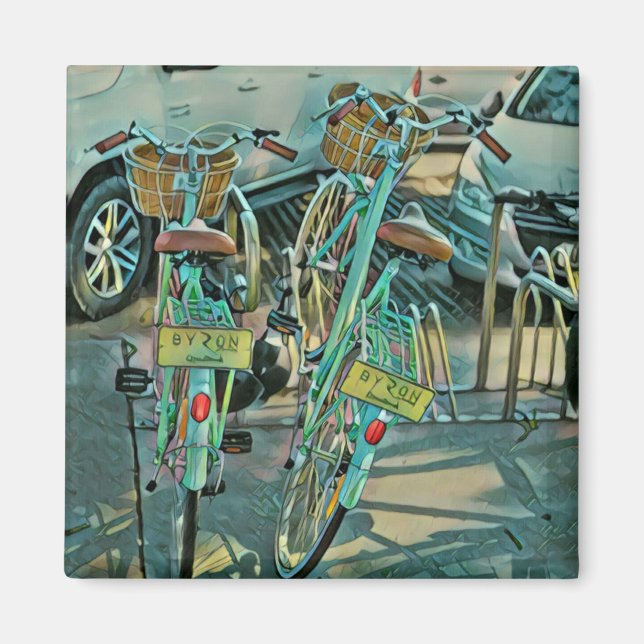 Biking Lover Gift For Cyclist Magnet (Front)