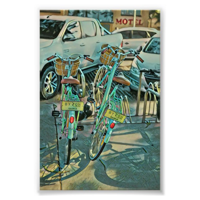 Biking Lover Gift For Cyclist Photo Print (Front)