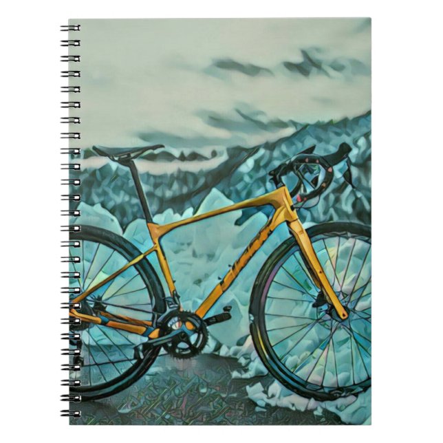Biking Lover Gift Notebook (Front)
