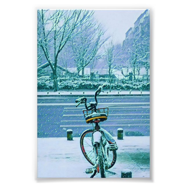 Biking Lover Gift Photo Print (Front)