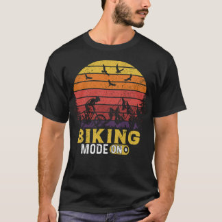 Biking Mode On Mountain Bike Vintage vintage gift  T-Shirt