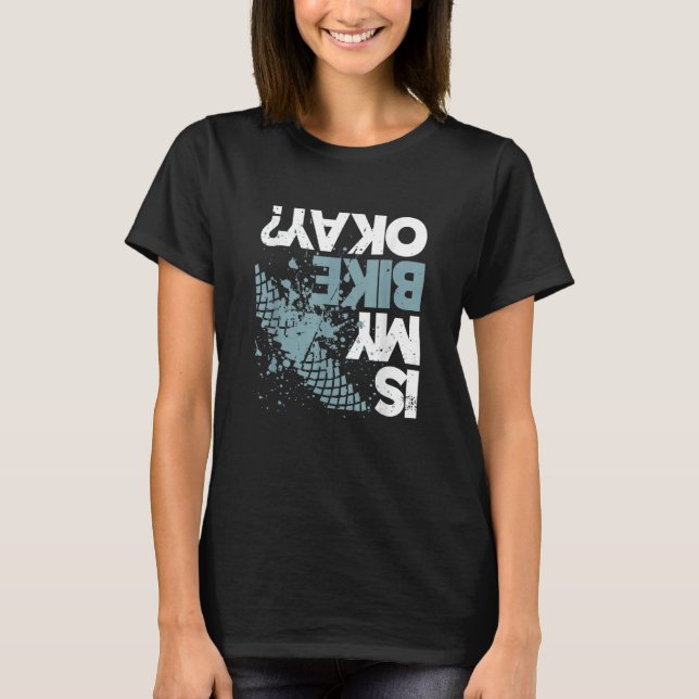 Biking MTB Shorts MTB Gloves Downhill Mountain Bik T-Shirt (Front)