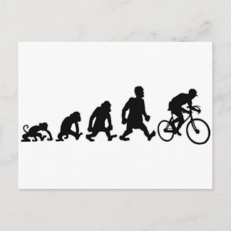 biking postcard