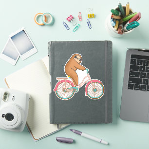 Biking Sloth - A Cute Sloth Riding On A Bicycle