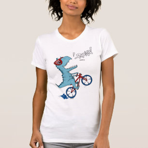 Biking T-Rex Roar T-Shirt