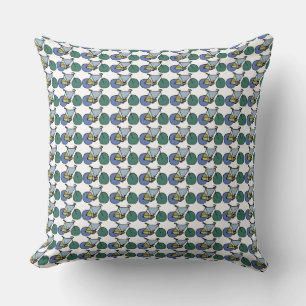 biking throw pillow
