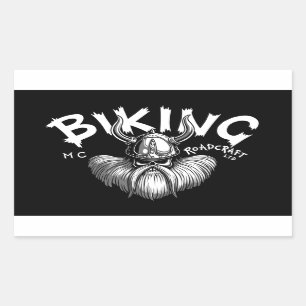 Biking Viking Sticker