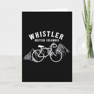 Biking Whistler Vancouver British Columbia Canada  Card