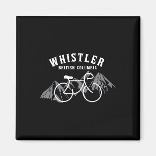 Biking Whistler Vancouver British Columbia Canada Magnet