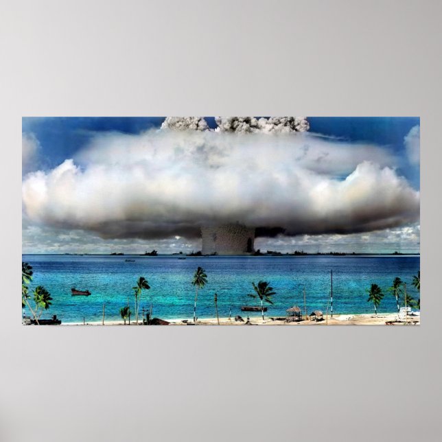 Bikini Atoll Nuclear Test C 1946 Poster (Front)