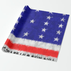 Bikini Atoll Oil Painting Drawing Wrapping Paper