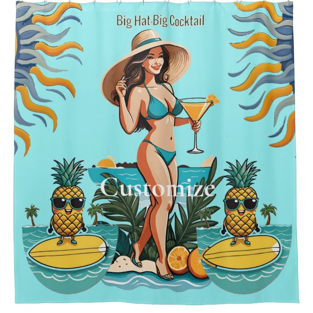 Bikini Babe Big Hat- Big Cocktail Thunder_Cove (Front)