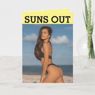 BIKINI BUTT GIRL TOUTE OCCASION CARTE D'AIDE