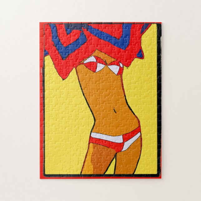 Bikini Gal Jigsaw Puzzle (Vertical)