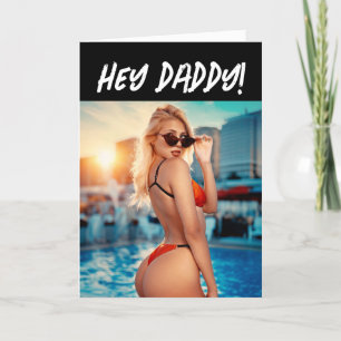BIKINI GIRL FUNNY POUR SA CARTE D'ANNIVERSAIRE