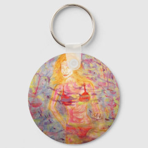 bikini girl keychain