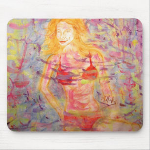 bikini girl mouse pad