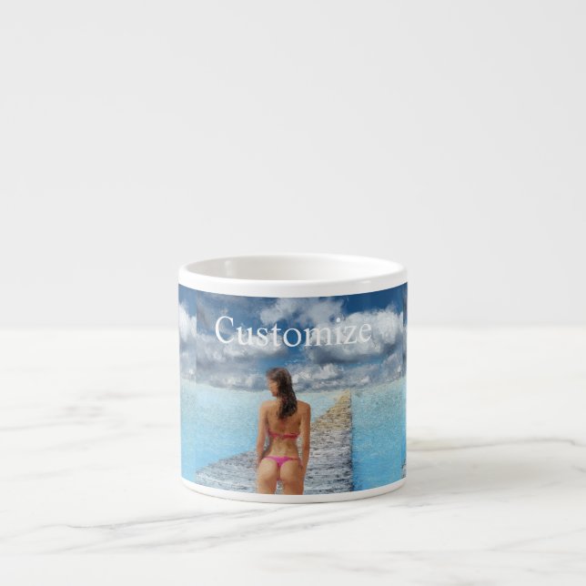 Bikini Girl Thunder_Cove   Espresso Cup (Front)