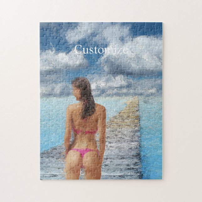 Bikini Girl Thunder_Cove  Jigsaw Puzzle (Vertical)