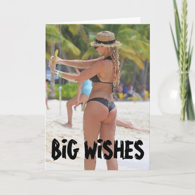 BIKINI GRANDE CARTES D'ANNIVERSAIRE DE LA FILLE DE (Devant)