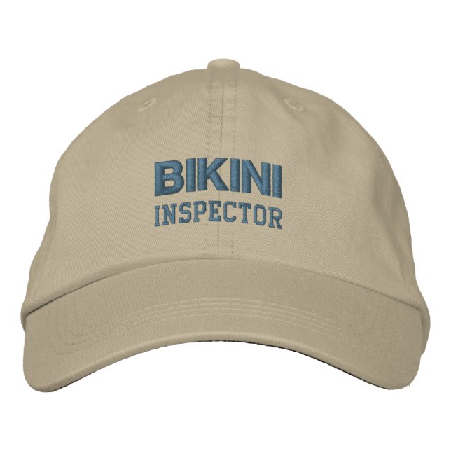 BIKINI INSPECTOR cap (monotone) (Front)