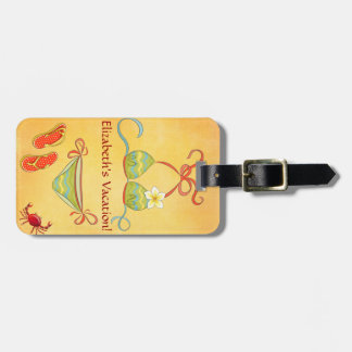 Bikini Luggage Tag Personalize