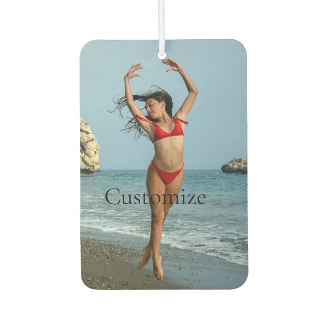 Bikini Model Dancing Thunder_Cove Air Freshener (Front)