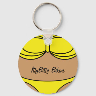 Bikini Yellow Keychain