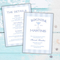 Bikinis And Martinis Beach Bachelorette Weekend
